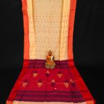 Elegant Yellow Cotton Linen Handloom Saree 1