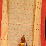 Elegant Yellow Cotton Linen Handloom Saree 2