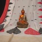 Pure Handloom Cotton with Leaf Motif 3