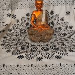 White Kantha Stitch Saree 2