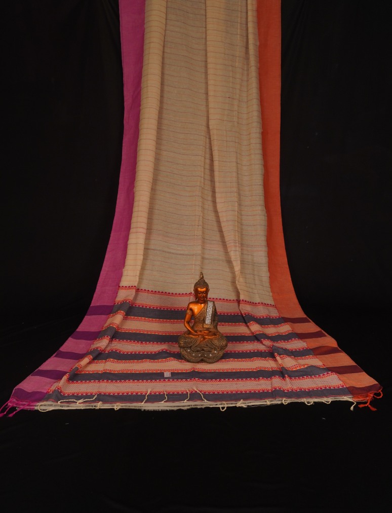 Ethnic Kantha Stitch Handloom Saree