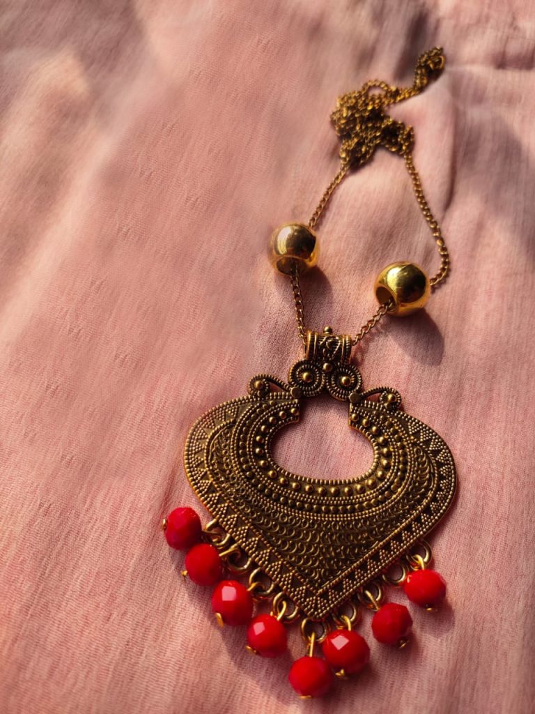 Beautiful Brass Chain Pendant