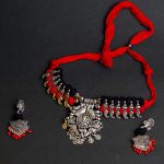 A Spiritual Delight- Statement Ganesha Neck-piece 1