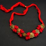 An Artsy Statement Choker Necklace,Earrings & Bracelet Set 3
