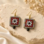 Chitrakala - Multicolour Floral Necklace & Earring Set 3