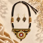 Rangoli Gold - Floral Necklace & Earring Set 2